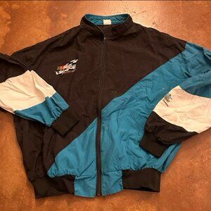 vintage NASCAR Goerlich's Exhaust Systems racing windbreaker jacket